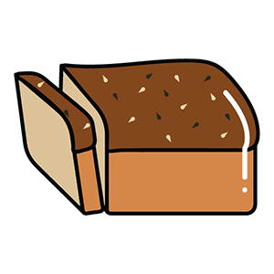 Karbohidrat Kompleks Roti pelbagai bijirin