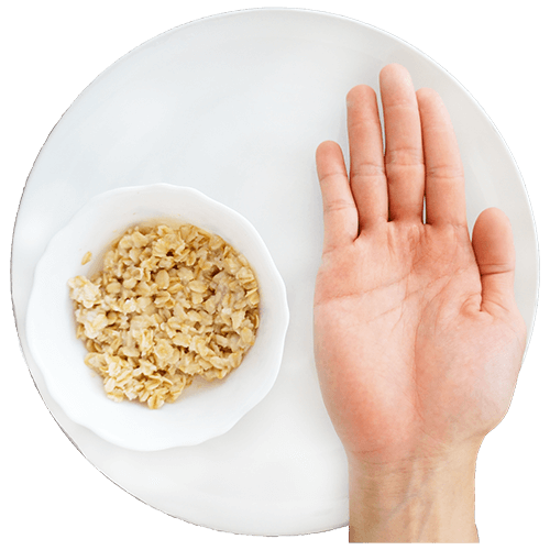 cara menurunkan berat badan dengan cepat tapak tangan oats