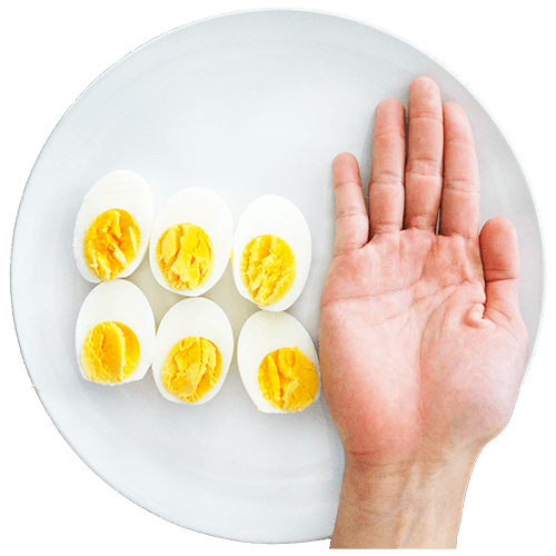 cara menurunkan berat badan dengan cepat tapak tangan telur