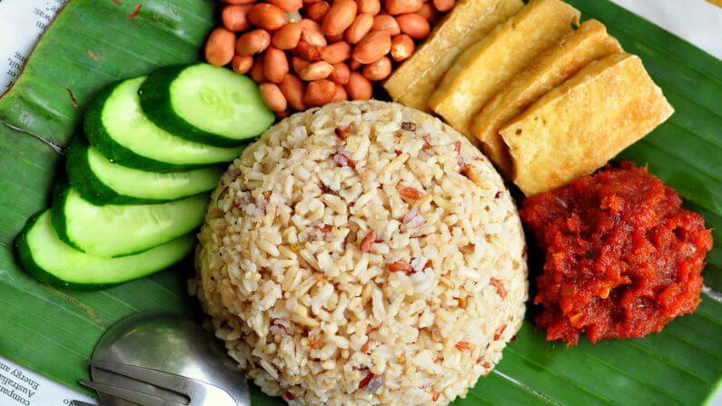 Sarapan Pagi Untuk Pesakit Kencing Manis nasi lemak nasi perang